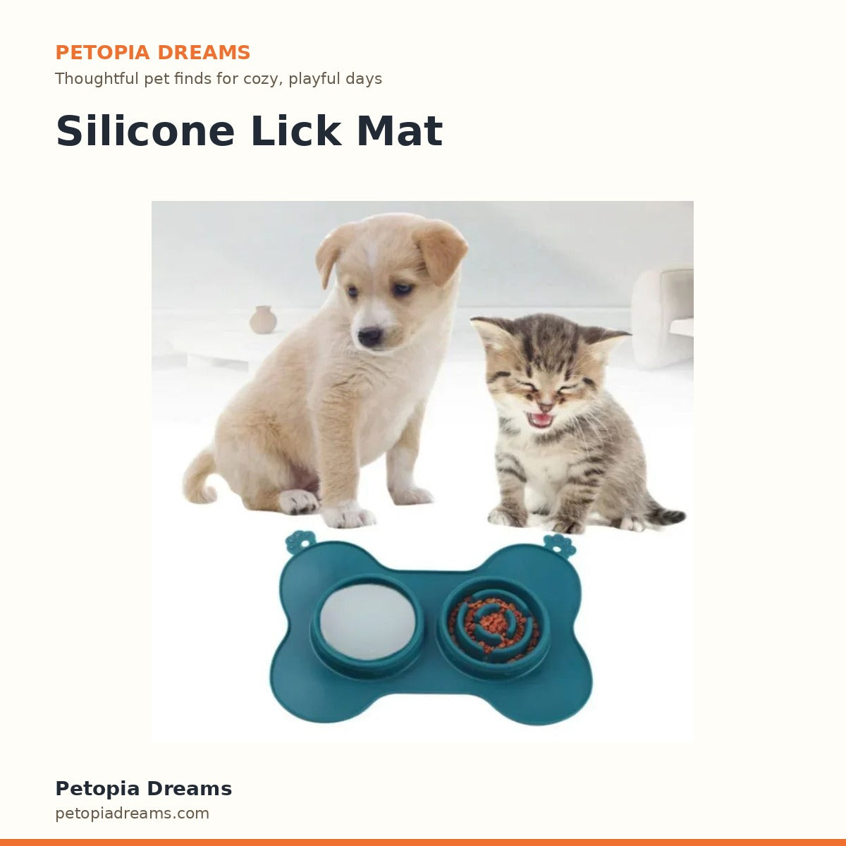 Silicone Lick Mat | Petopia Dreams