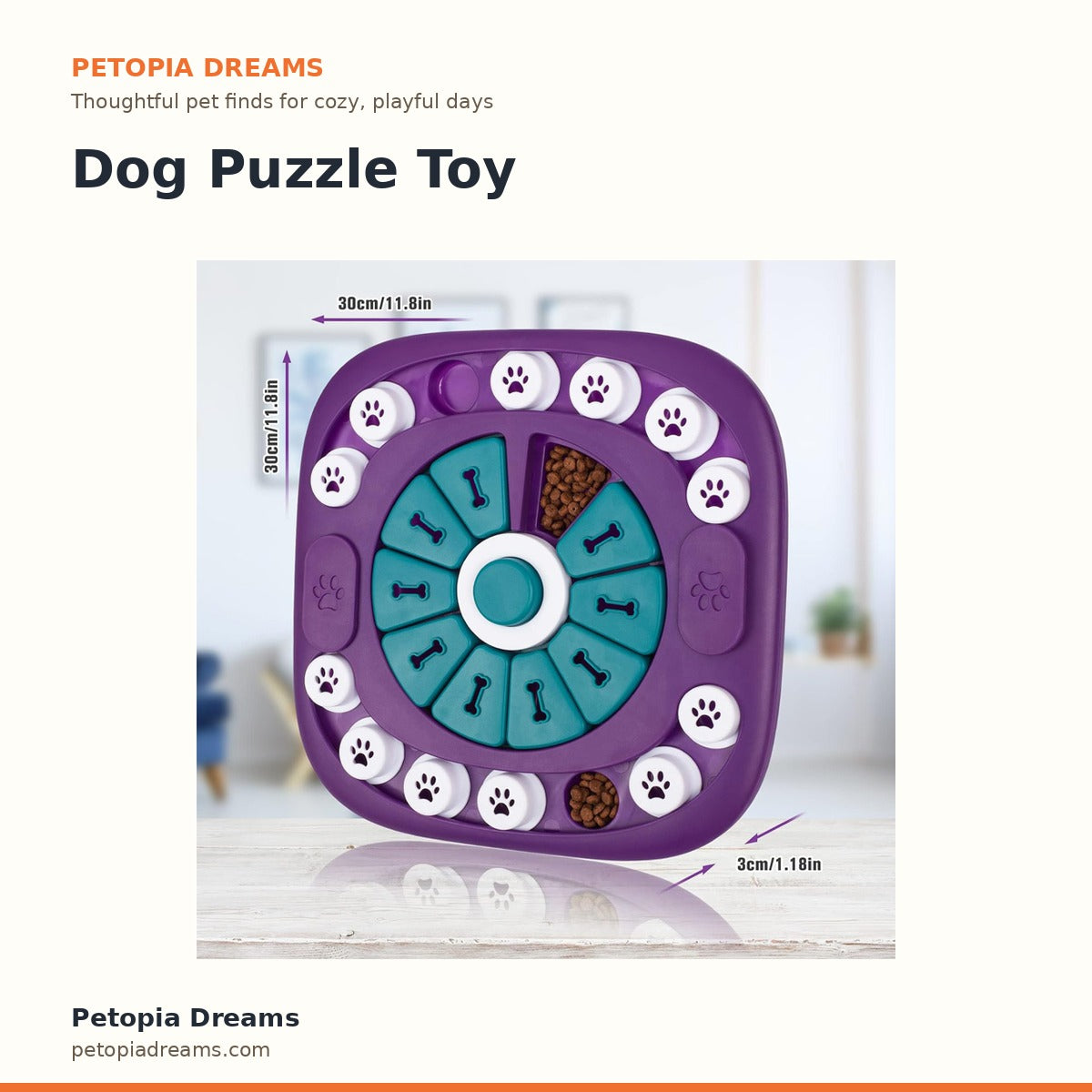Dog Puzzle Toy | Petopia Dreams