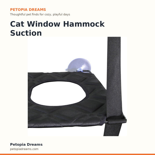 Cat Window Hammock Suction Cup Perch | Petopia Dreams