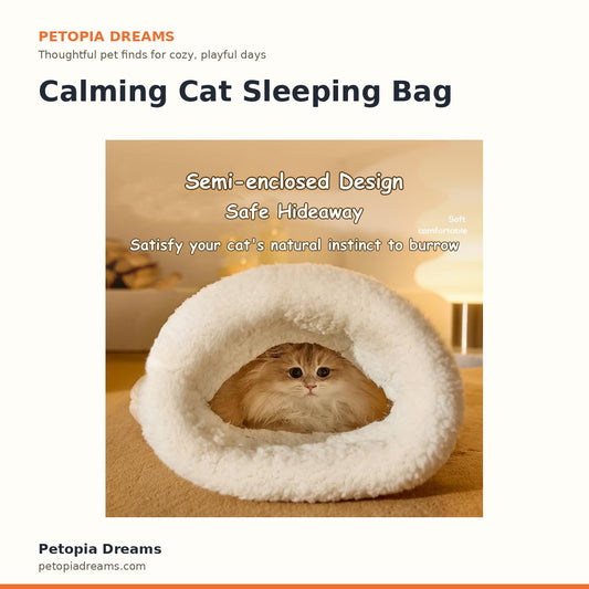 Calming Cat Sleeping Bag | Petopia Dreams
