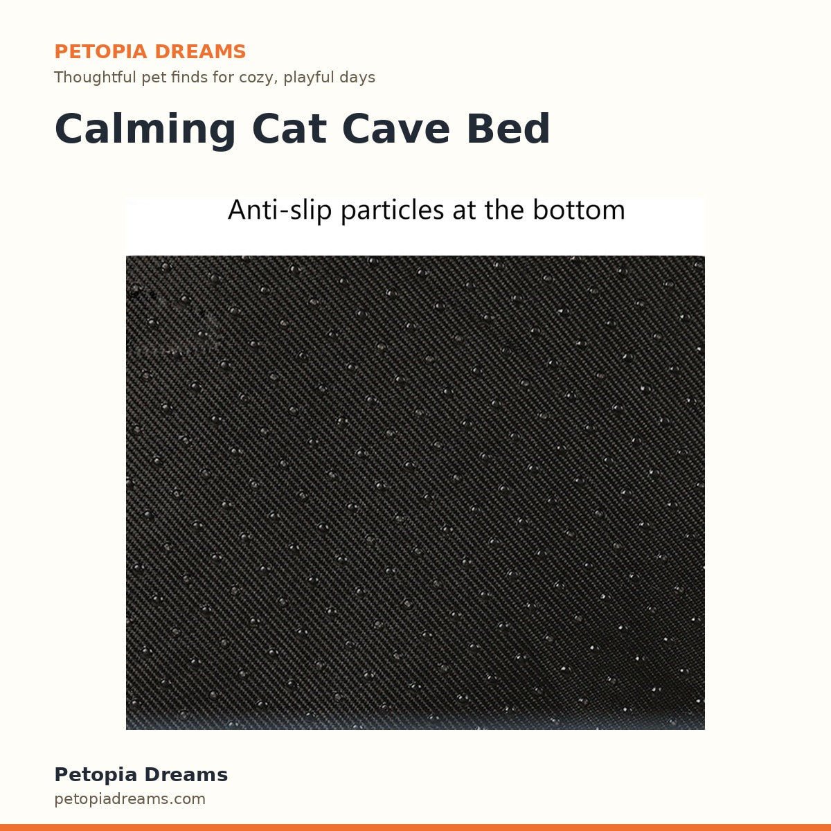 Calming Cat Cave Bed | Petopia Dreams