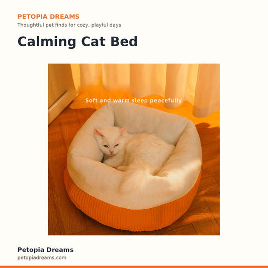 Calming Cat Bed | Petopia Dreams