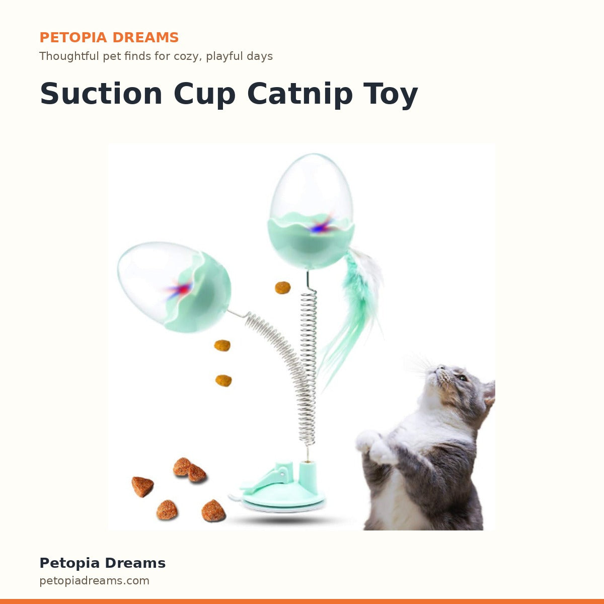 Suction Cup Catnip Toy | Petopia Dreams