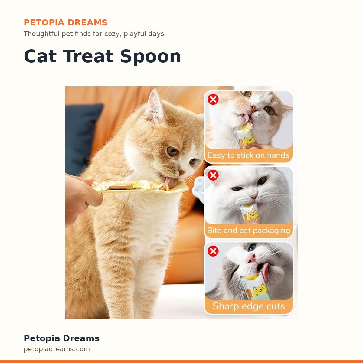 Cat Treat Spoon | Petopia Dreams