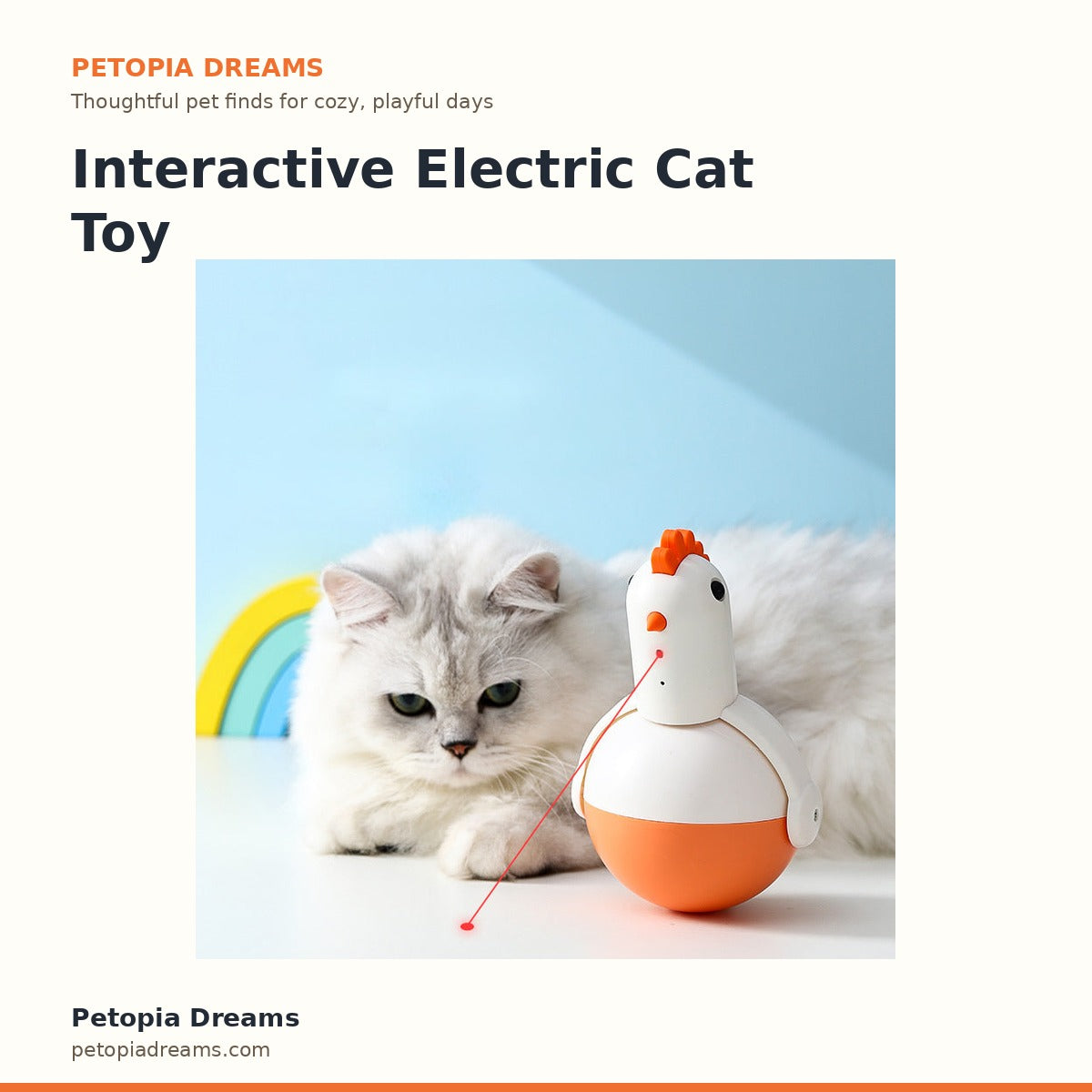 Interactive Electric Cat Toy | Petopia Dreams