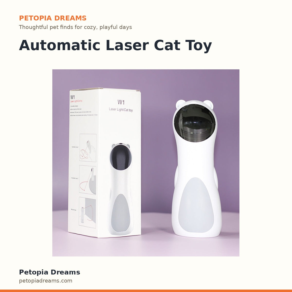 Automatic Laser Cat Toy | Petopia Dreams