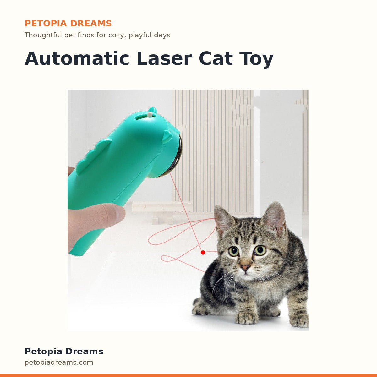Automatic Laser Cat Toy | Petopia Dreams