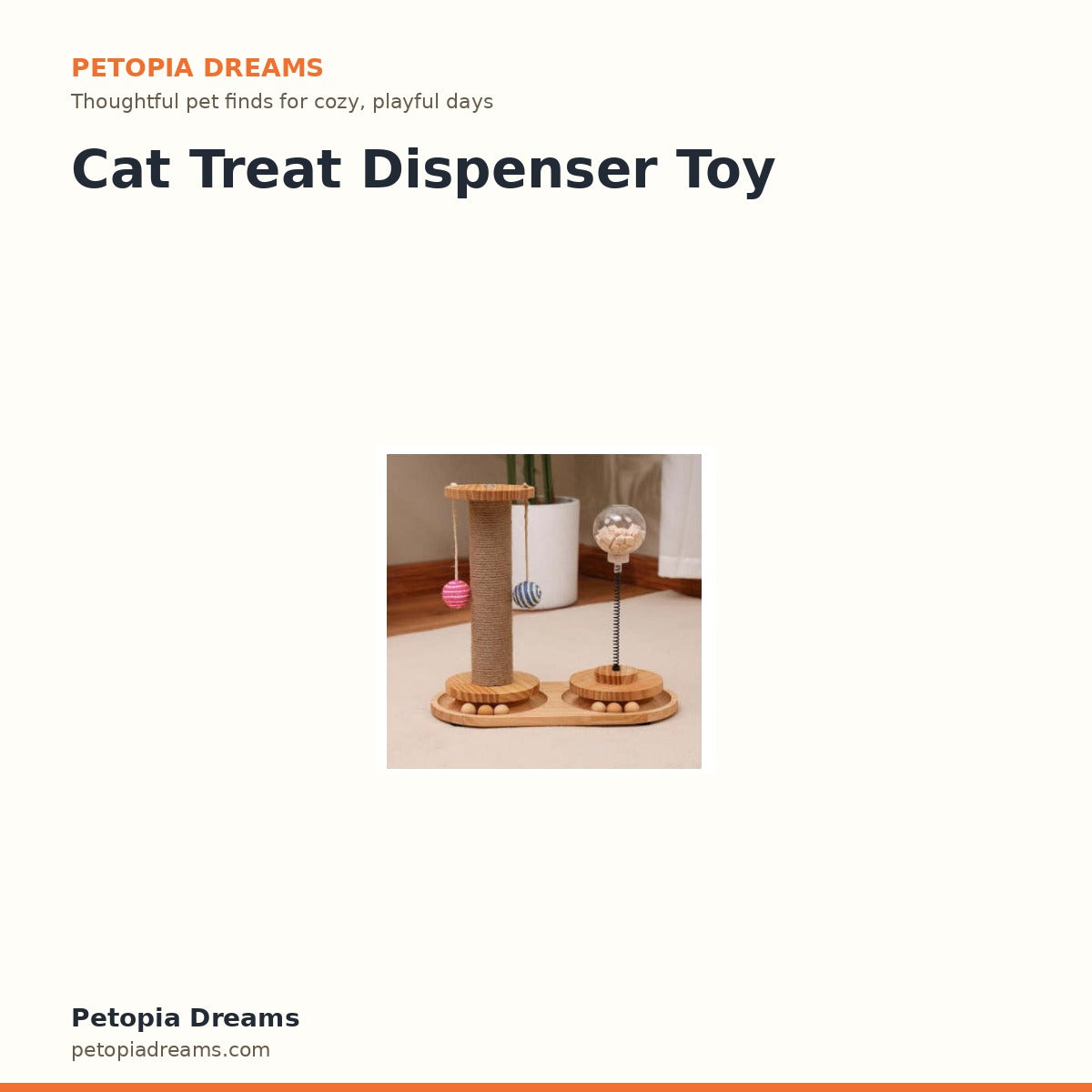 Cat Treat Dispenser Toy | Petopia Dreams