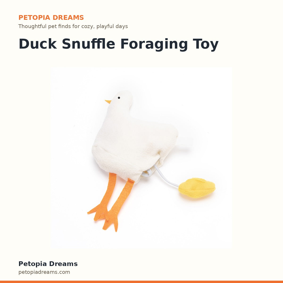 Duck Snuffle Foraging Toy | Petopia Dreams