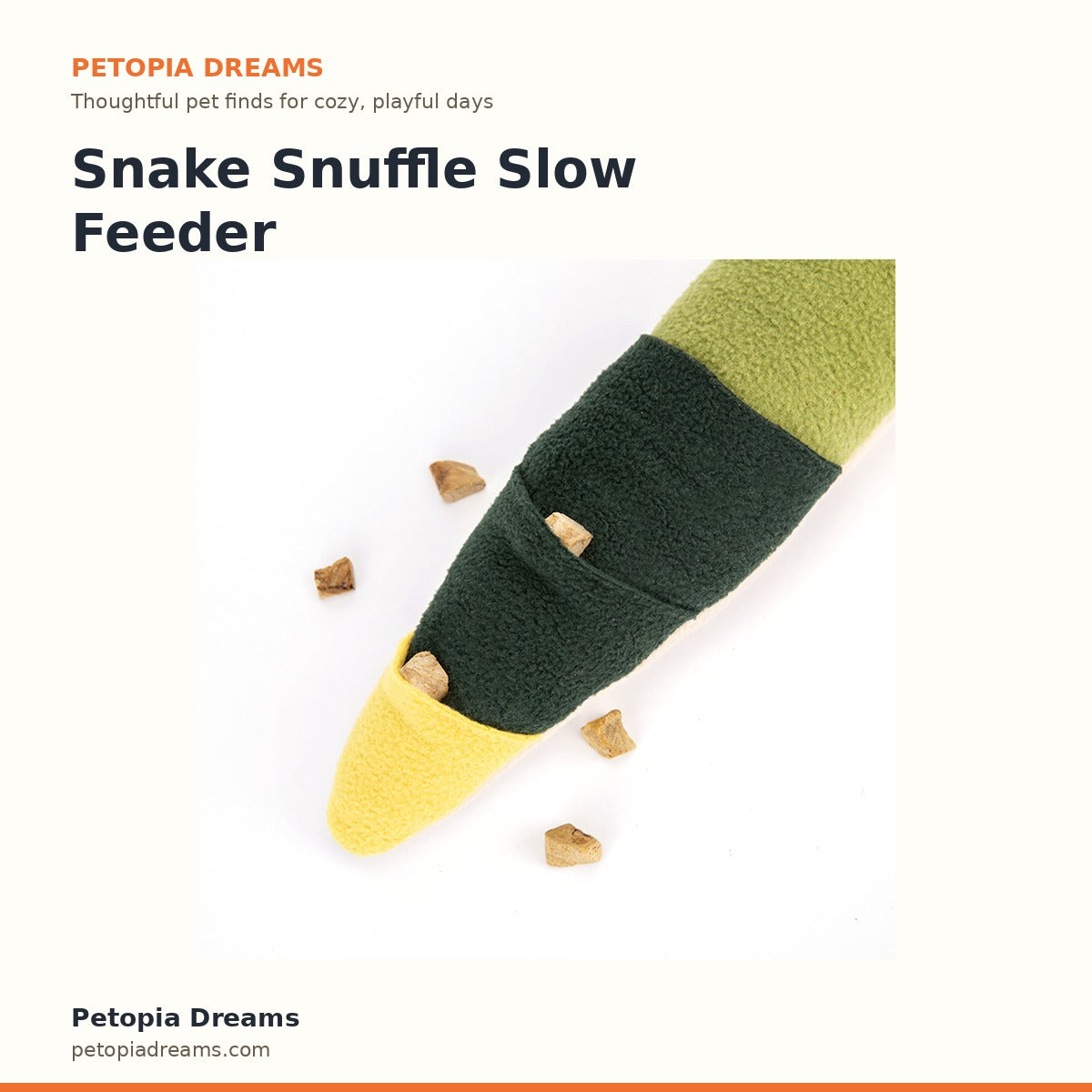 Snake Snuffle Slow Feeder Toy | Petopia Dreams