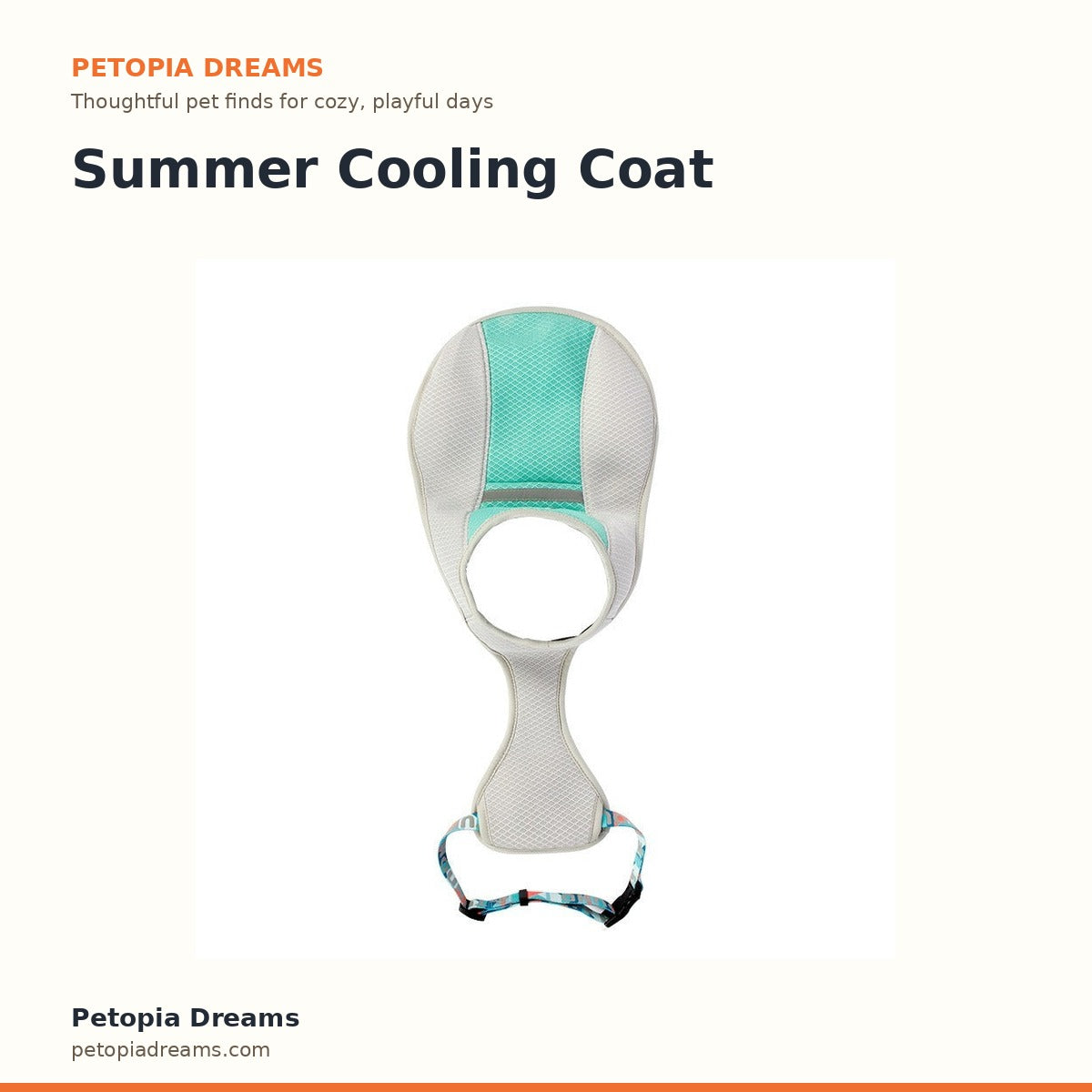 Summer Cooling Coat | Petopia Dreams