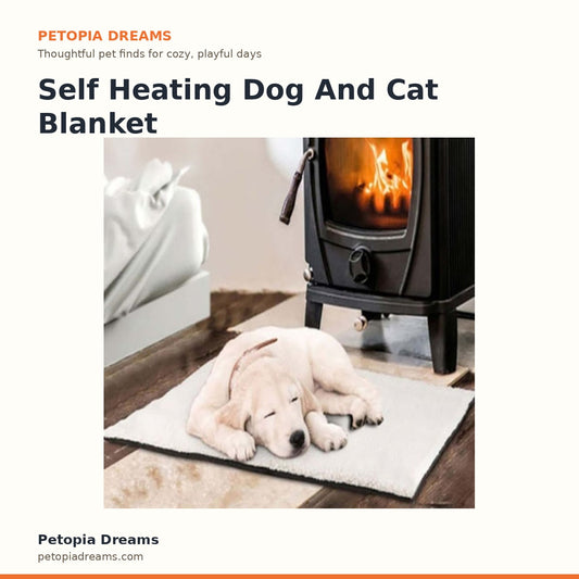 Self Heating Dog And Cat Blanket | Petopia Dreams