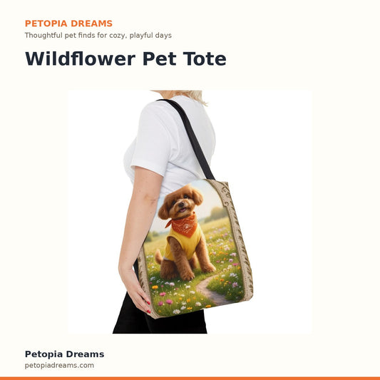 Wildflower Pet Tote | Petopia Dreams