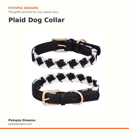 Plaid Dog Collar | Petopia Dreams