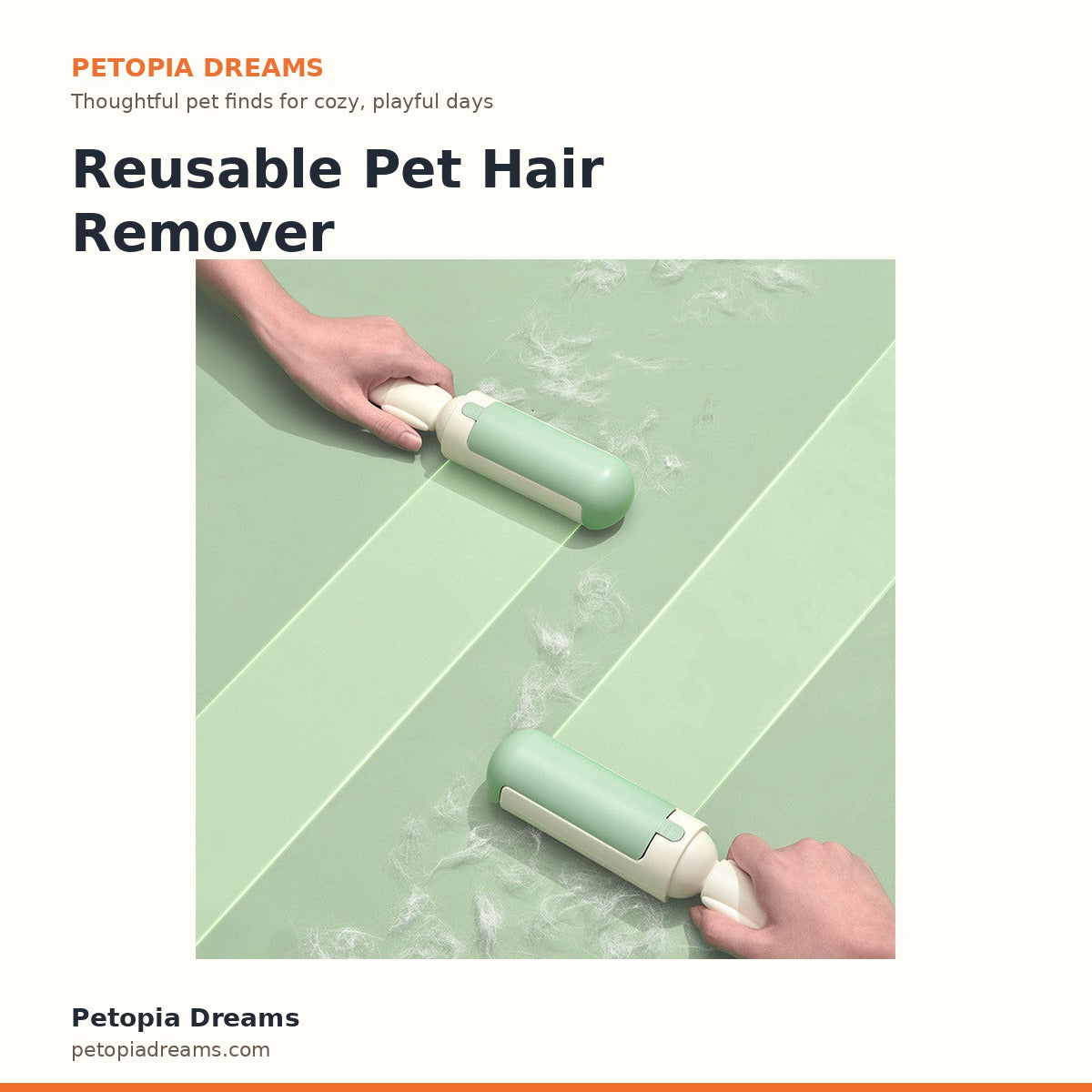 Reusable Pet Hair Remover Roller | Petopia Dreams