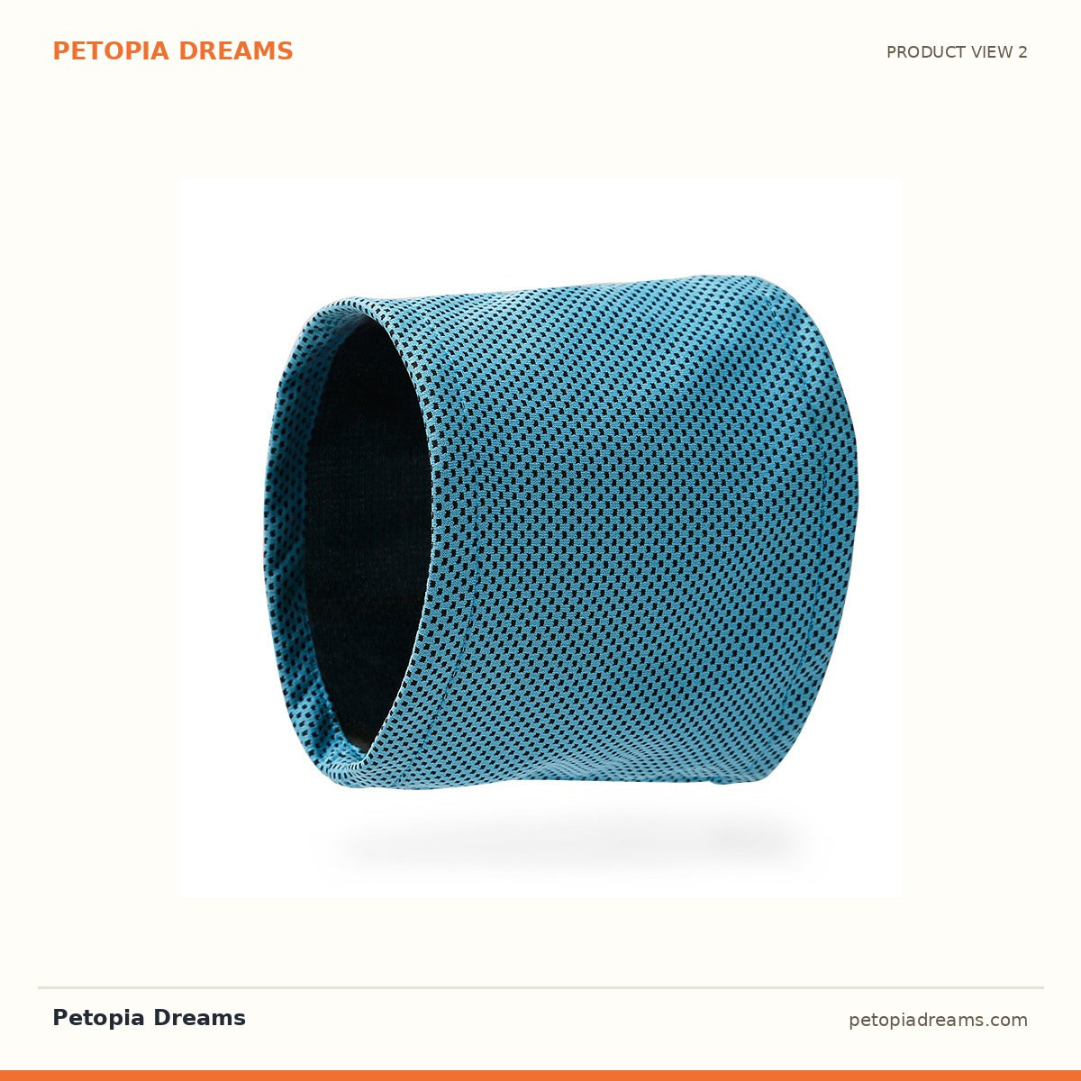 Additional product view of Cooling Dog Bandana — Instant Chill Summer Scarf | Petopia Dreams