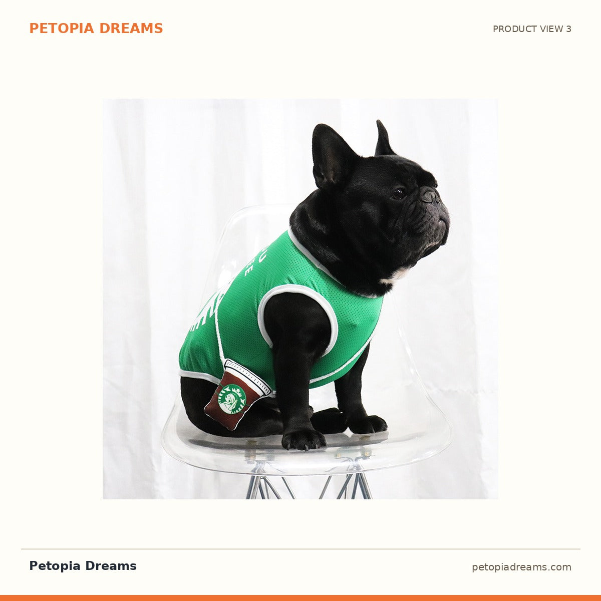 Additional product view of Breathable Mesh Dog Vest — Lightweight Summer Sunscreen Shirt | Petopia Dreams