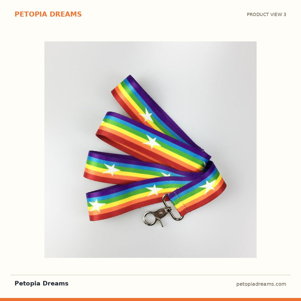 Additional product view of Rainbow Dog Harness & Leash Set for Small Dogs | Petopia Dreams