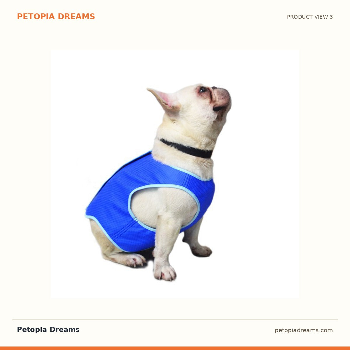 Additional product view of Dog Cooling Vest — Beat-the-Heat Summer Cooling Coat | Petopia Dreams