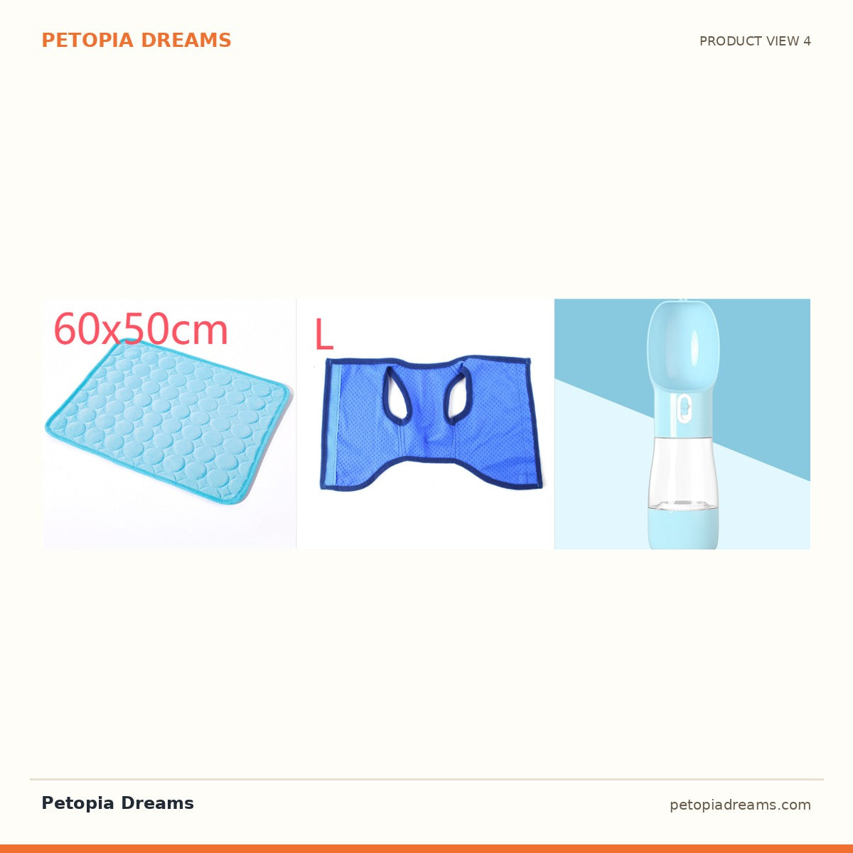 Additional product view of Cooling Dog Vest — Sweat-Absorbing Summer Shirt for Dogs | Petopia Dreams