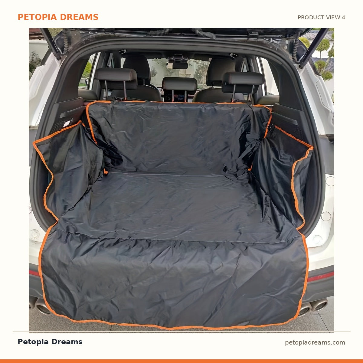 Additional product view of Dog Car Trunk Mat for SUV — Waterproof Cargo Liner | Petopia Dreams