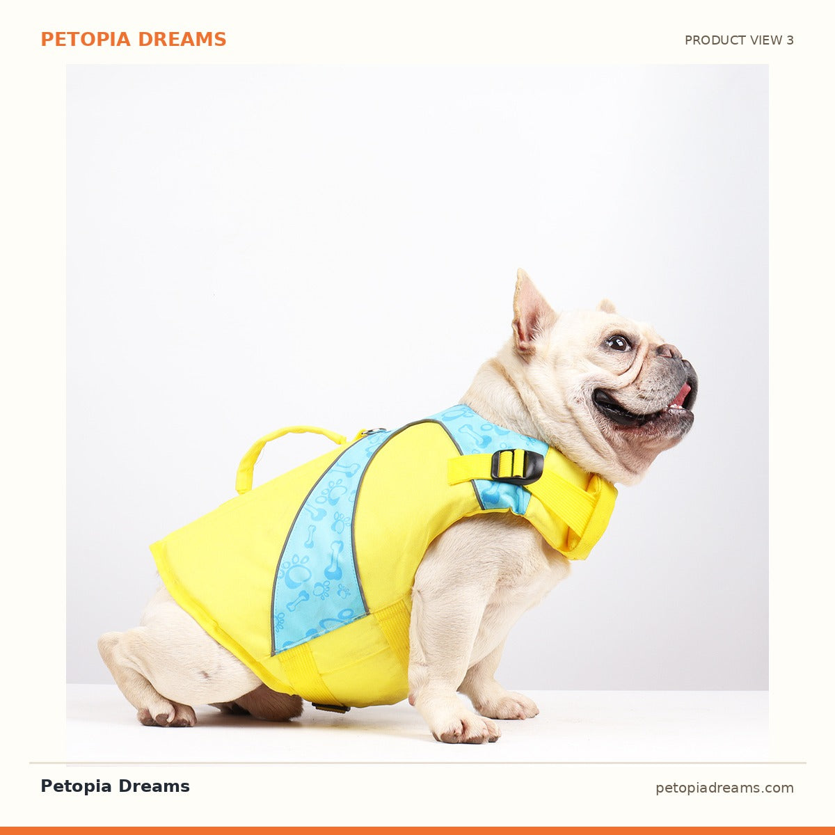 Additional product view of Dog Life Jacket — High-Visibility Swim Vest for Safe Water Play | Petopia Dreams