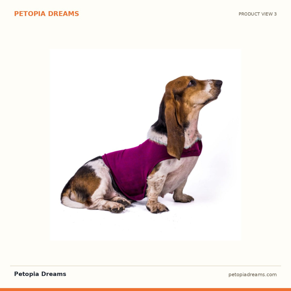 Additional product view of Calming Dog Anxiety Jacket - Cozy Cotton Comfort Vest | Petopia Dreams