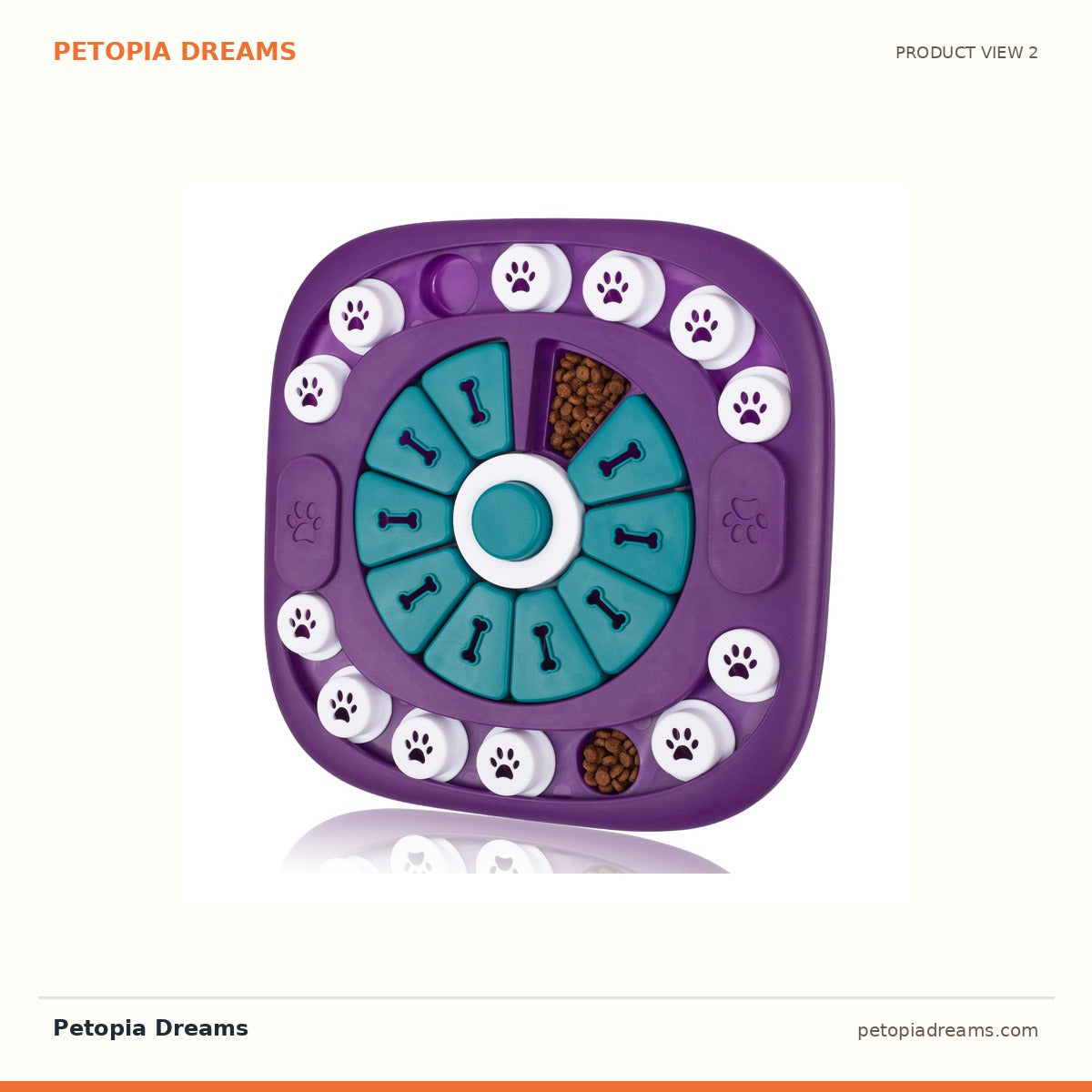 Additional product view of Dog Puzzle Toy — Interactive Treat Enrichment for Bored Pups | Petopia Dreams