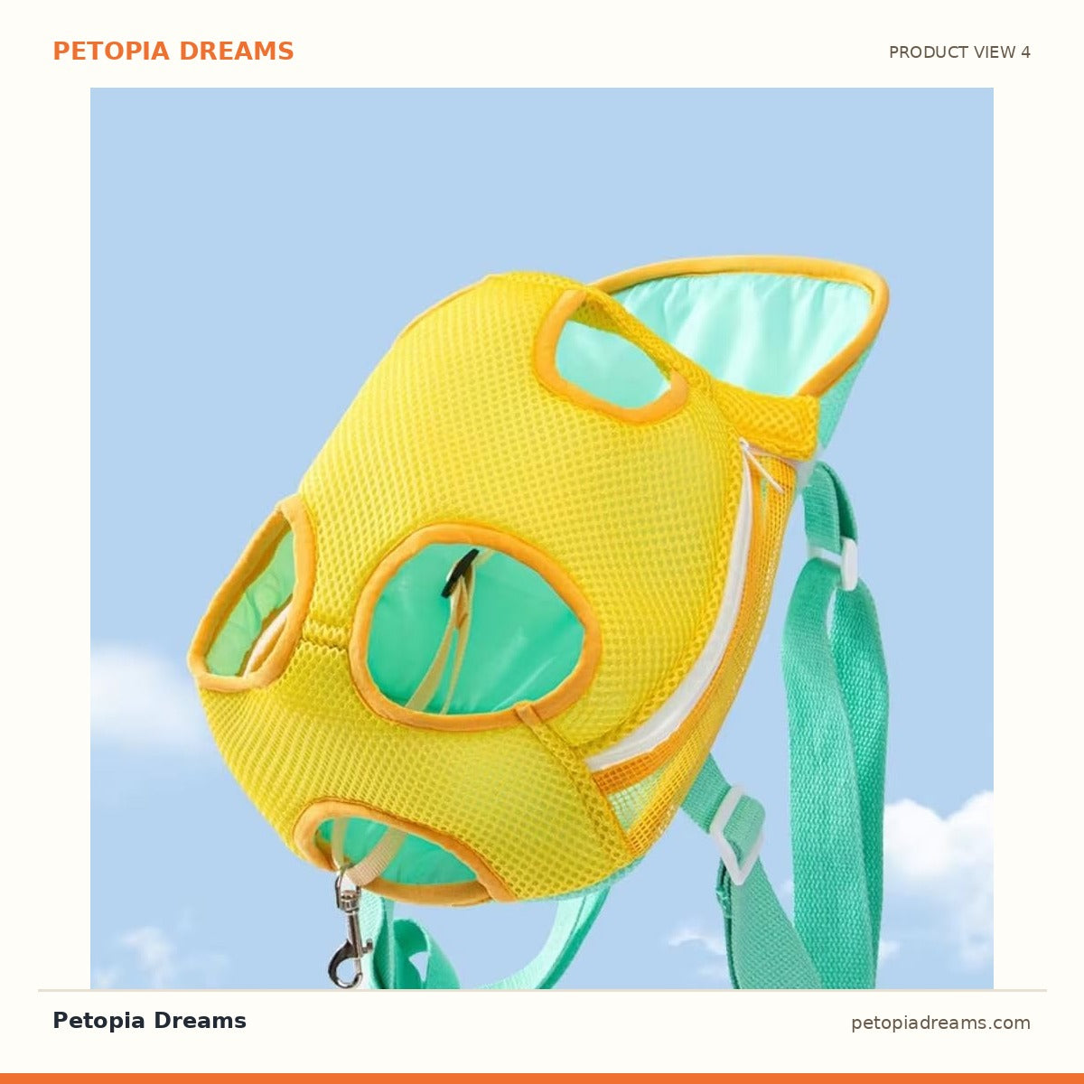 Additional product view of Pet Carrier Backpack with Leg Holes for Dogs & Cats | Petopia Dreams