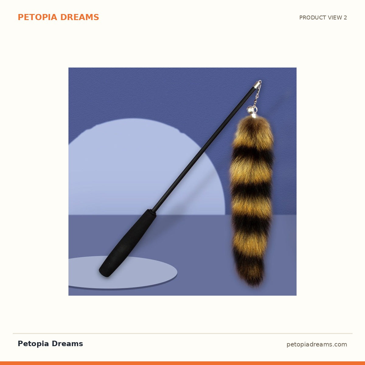 Additional product view of Interactive Cat Wand Teaser Toy for Playful Cats & Kittens | Petopia Dreams