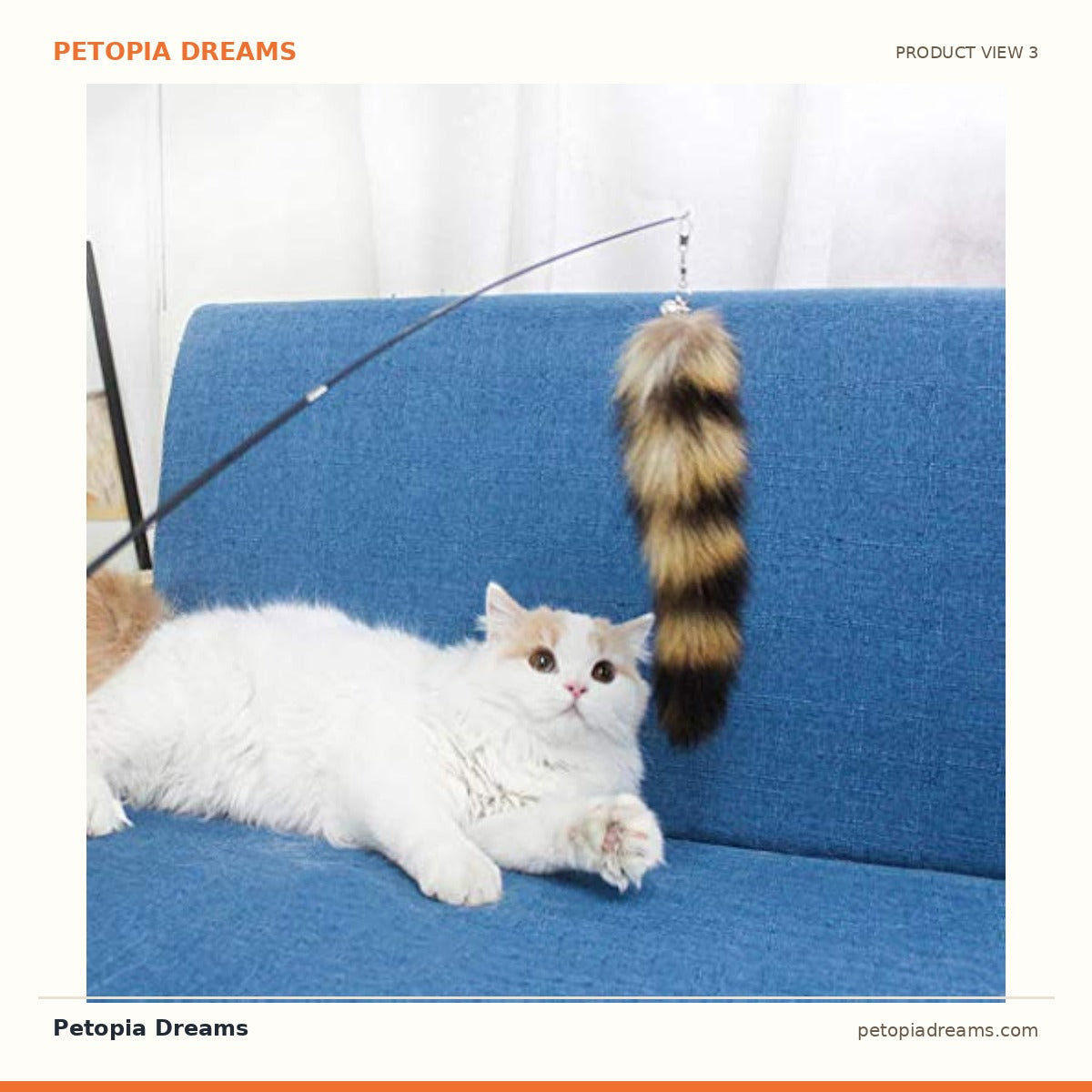 Additional product view of Interactive Cat Wand Teaser Toy for Playful Cats & Kittens | Petopia Dreams