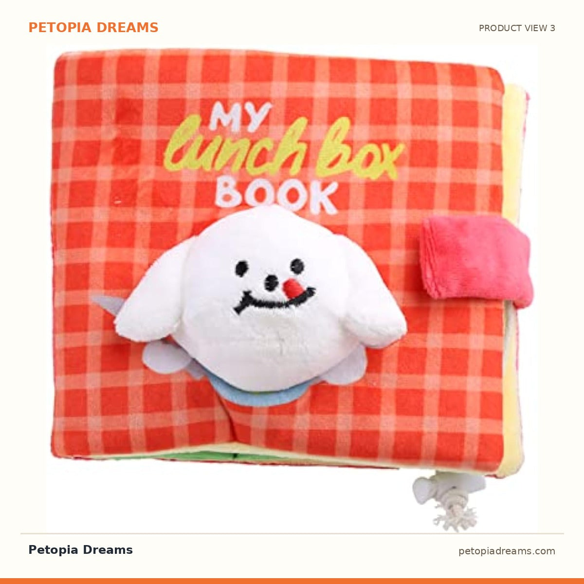 Additional product view of Snuffle Book Slow Feeder Dog Puzzle Mat | Petopia Dreams