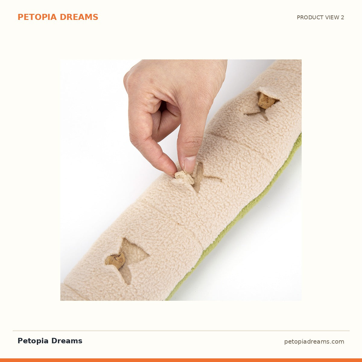 Additional product view of Snake Snuffle Slow Feeder Toy for Dogs | Petopia Dreams