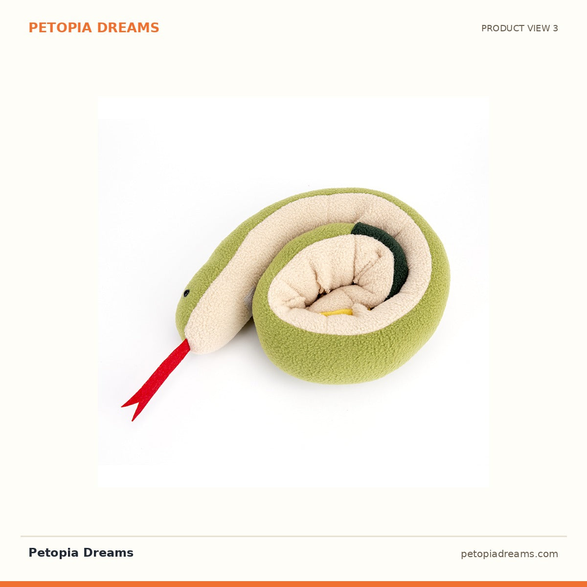 Additional product view of Snake Snuffle Slow Feeder Toy for Dogs | Petopia Dreams