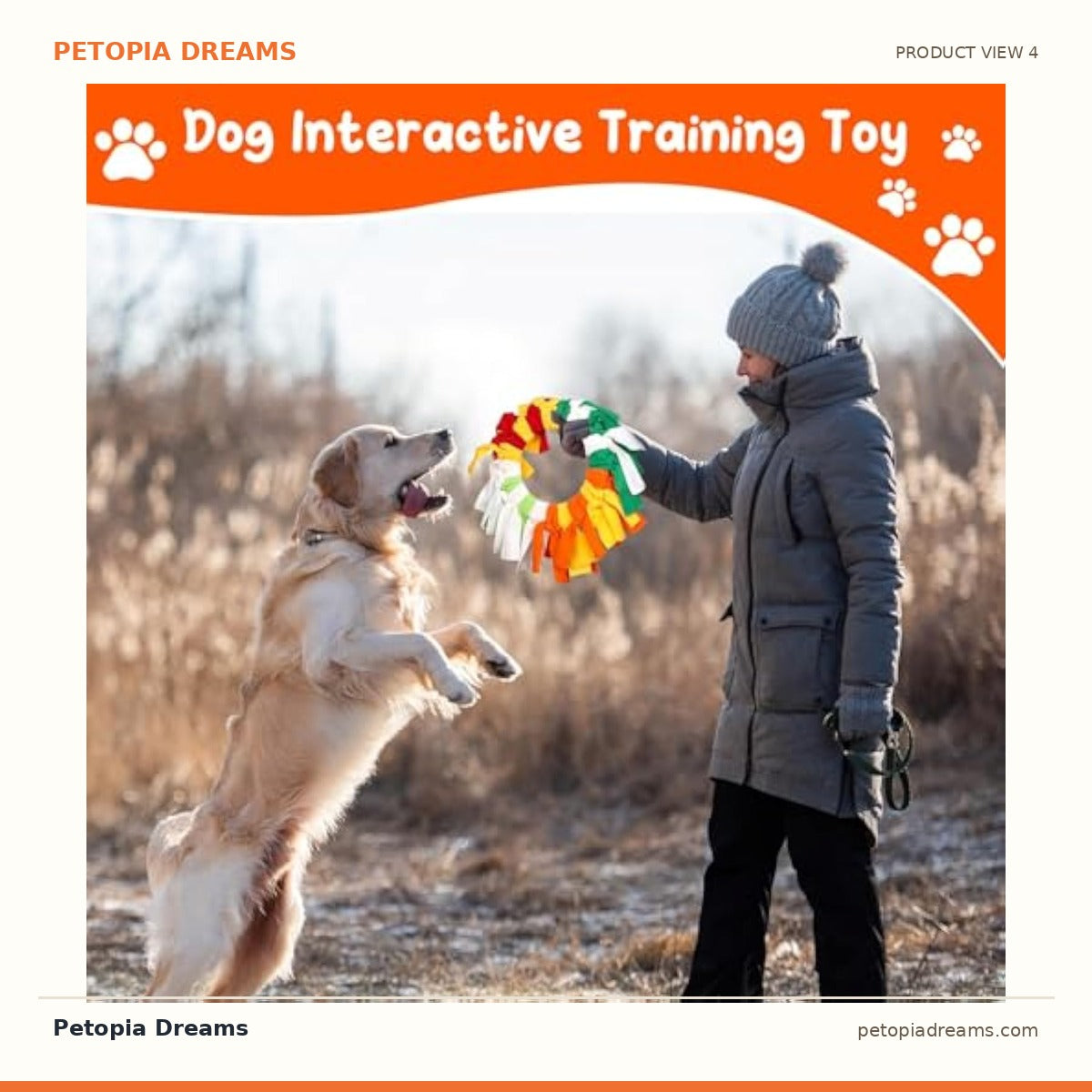 Additional product view of Snuffle Flying Disc Toy for Active Dogs | Petopia Dreams