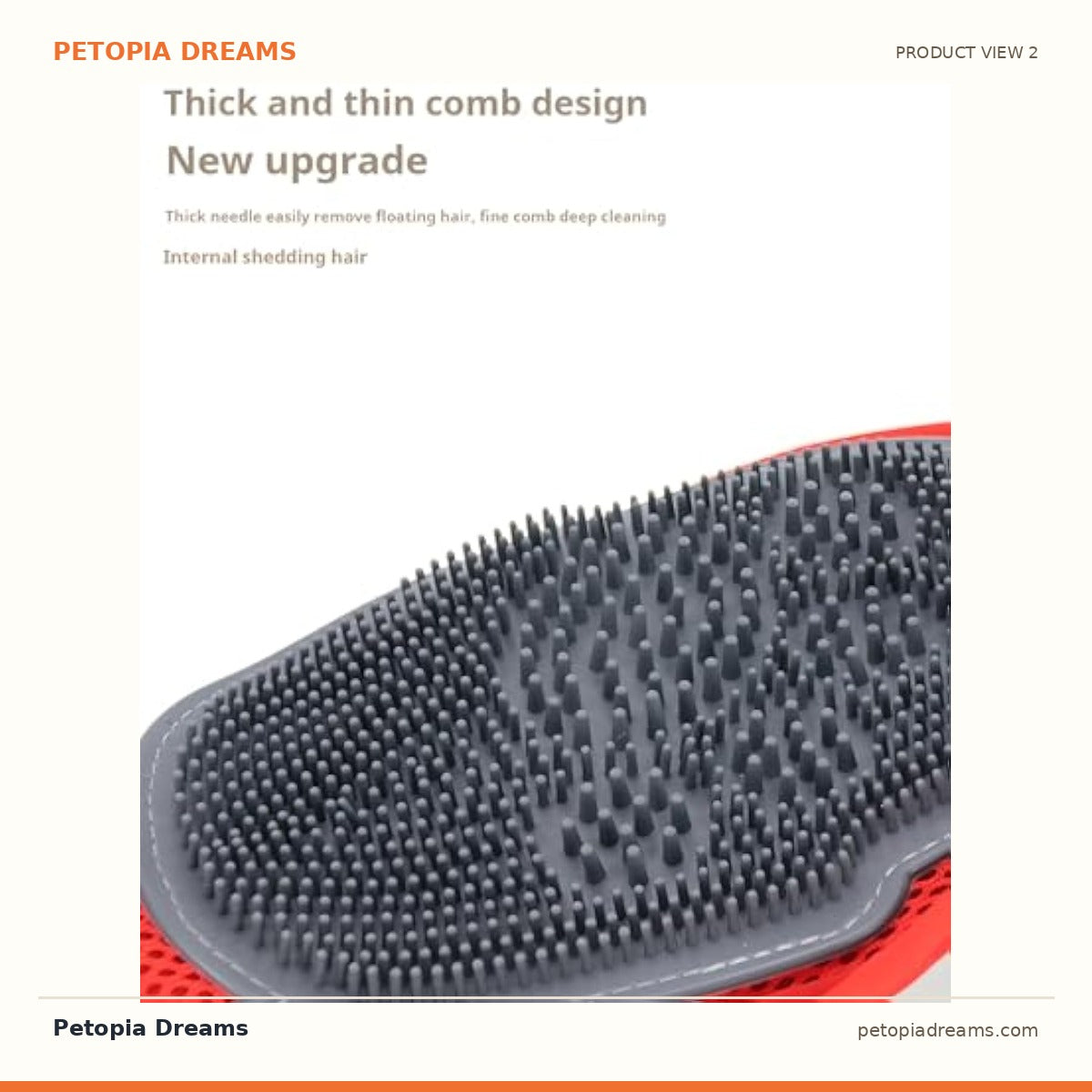 Additional product view of Pet Bathing & Hair Removal Grooming Glove | Petopia Dreams