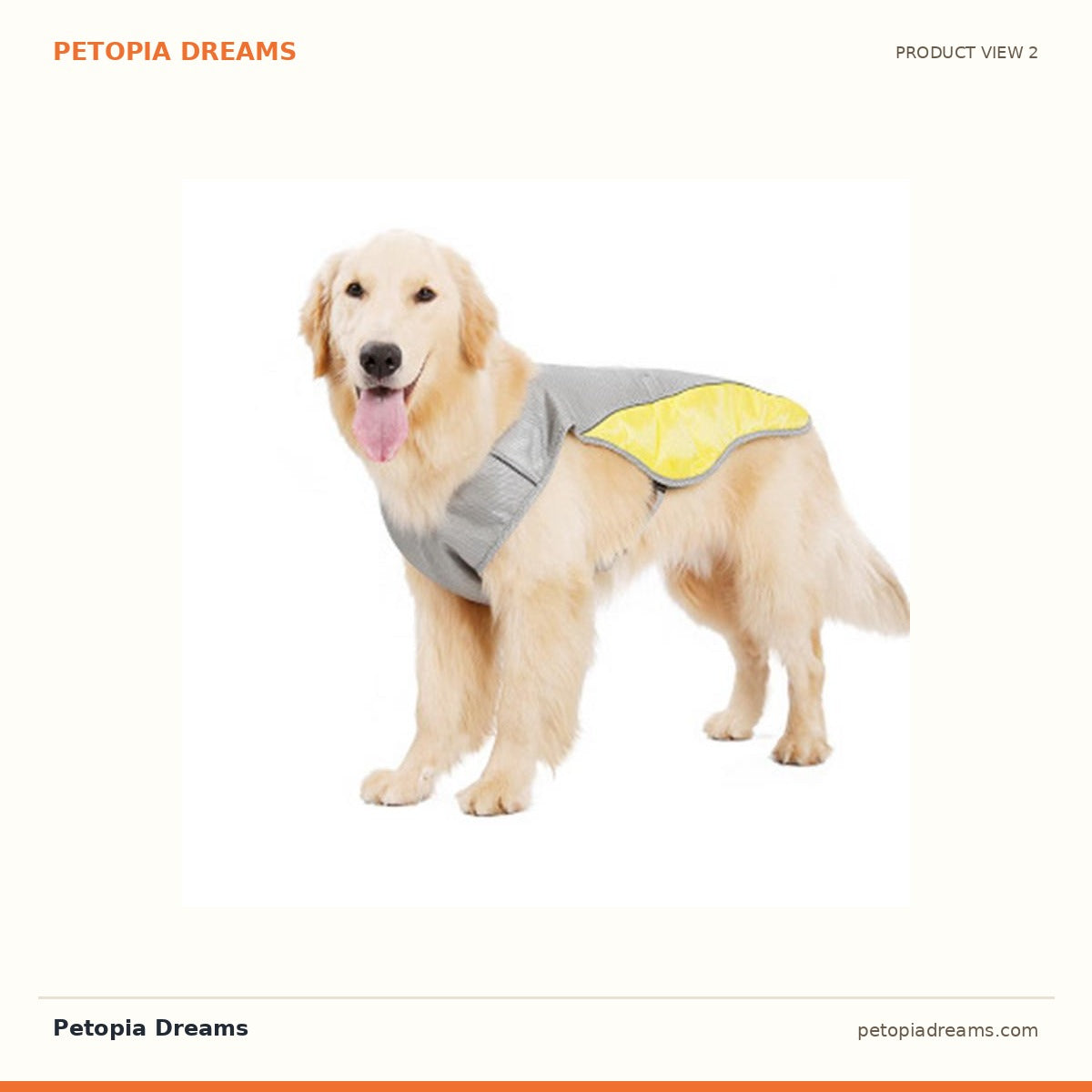 Additional product view of Breathable Summer Cooling Vest for Dogs | Petopia Dreams