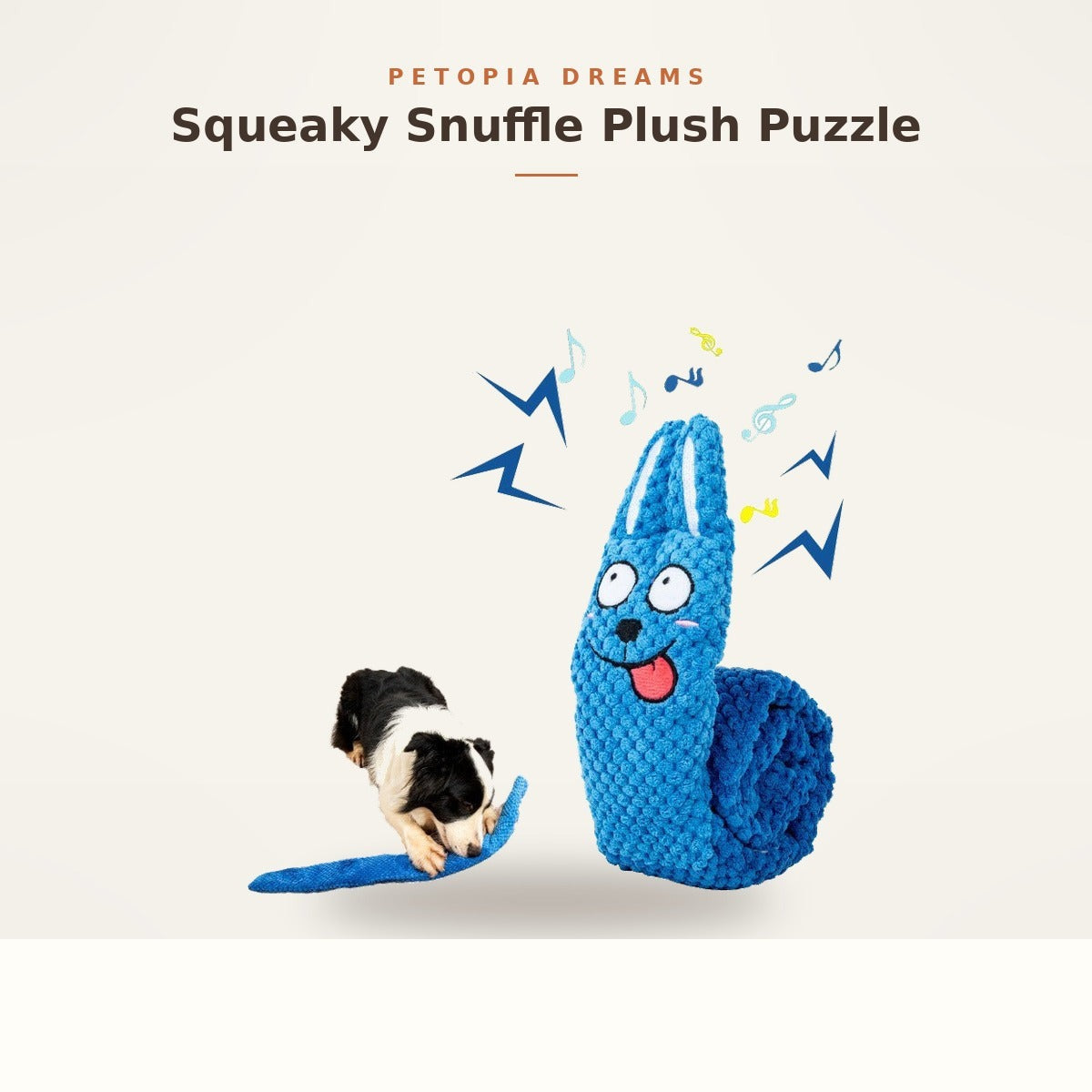 Squeaky Snuffle Plush Puzzle Toy product view