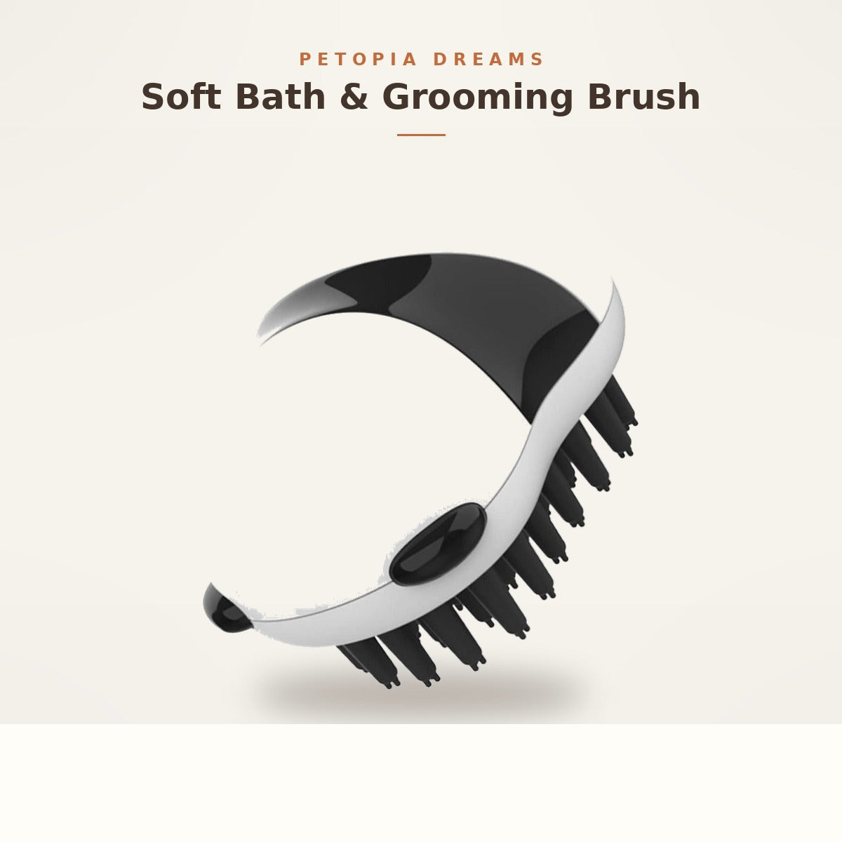 Soft Bath & Grooming Brush And Cats product view
