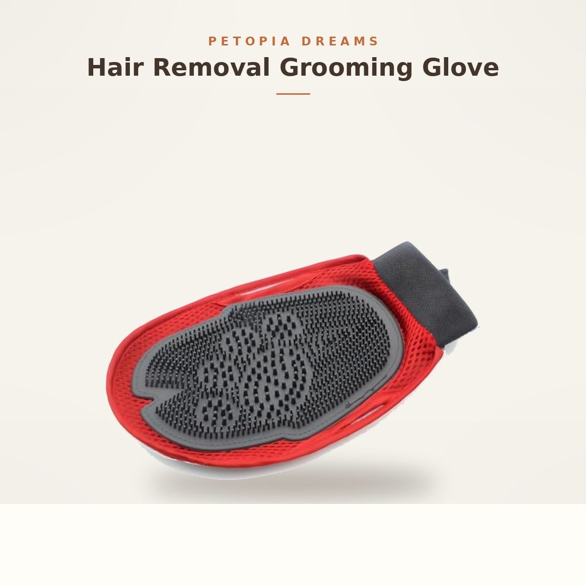 Pet Bathing & Hair Removal Grooming Glove product view