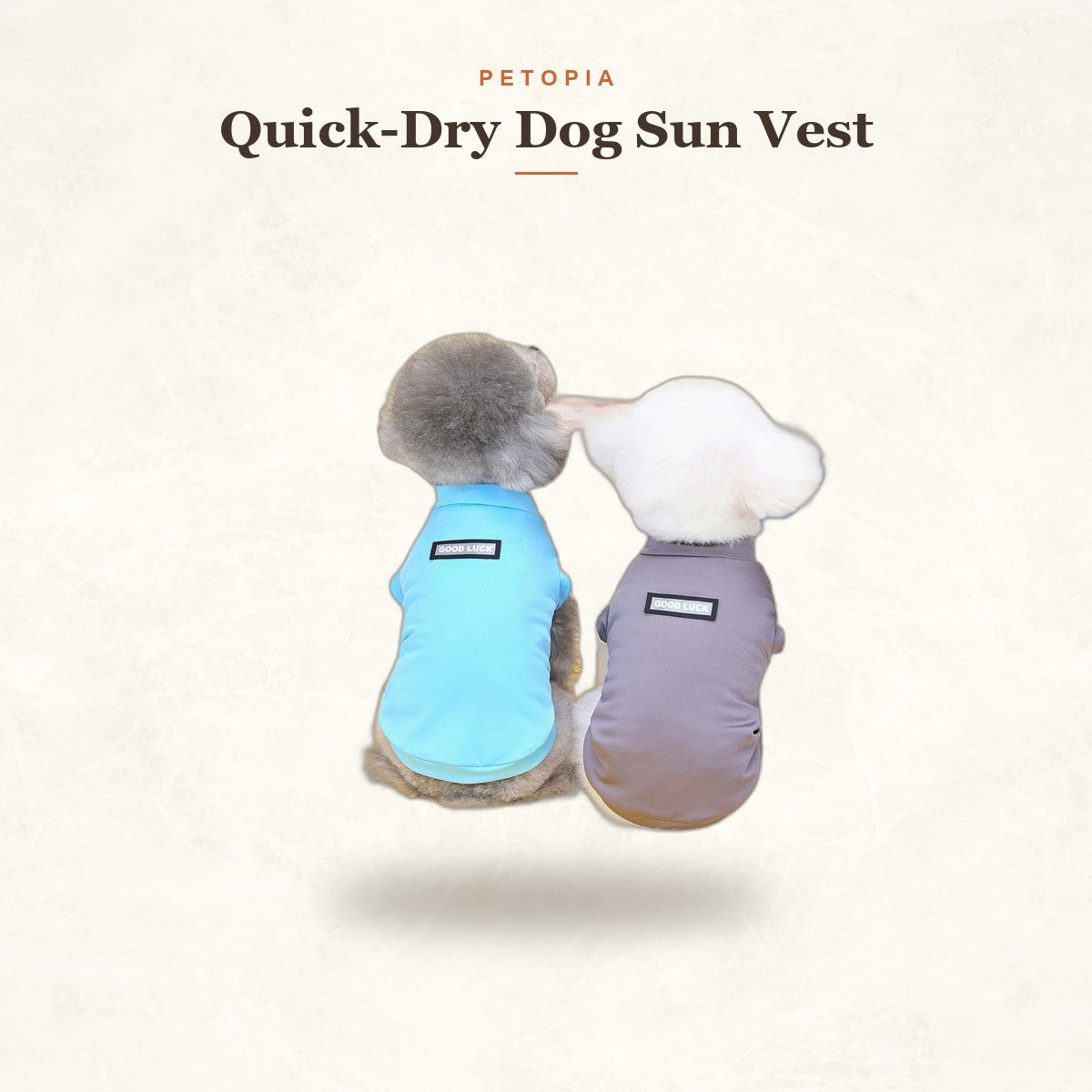 Quick-Dry Dog Sun Vest — Lightweight Sun-Shield Apparel