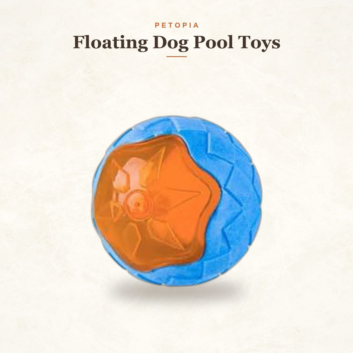 Floating Dog Pool Toys - Squeaky Fetch Set for Water Play