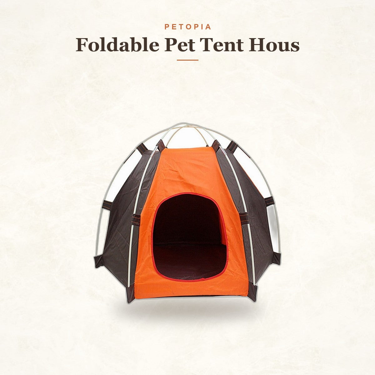 Foldable Pet Tent House for Small Dogs & Cats