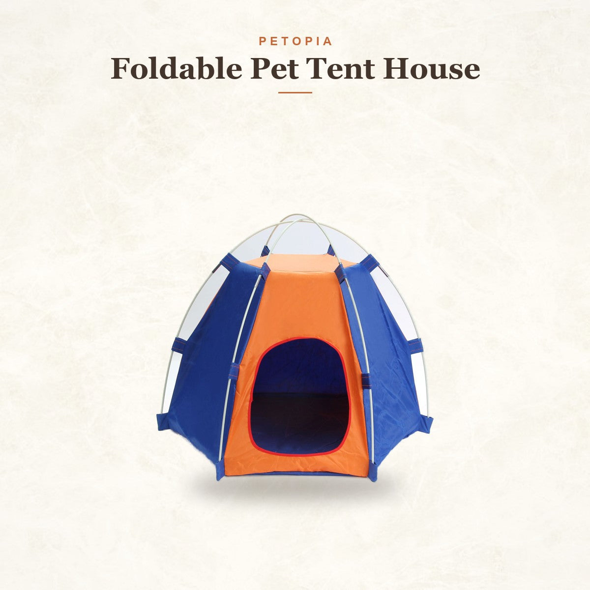 Foldable Pet Tent House for Small Dogs & Cats