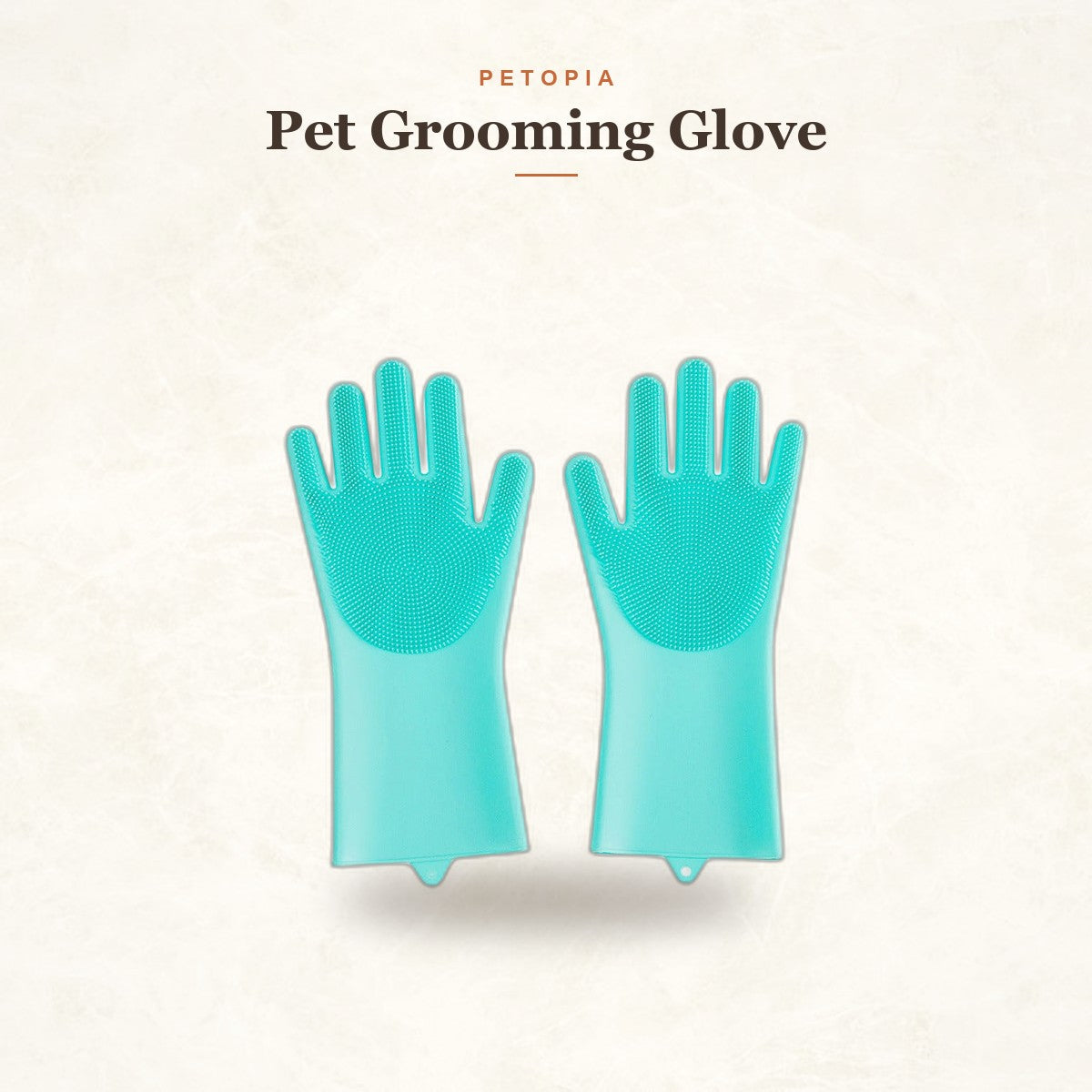 Pet Grooming Glove — Gentle Deshedding Brush for Dogs & Cats