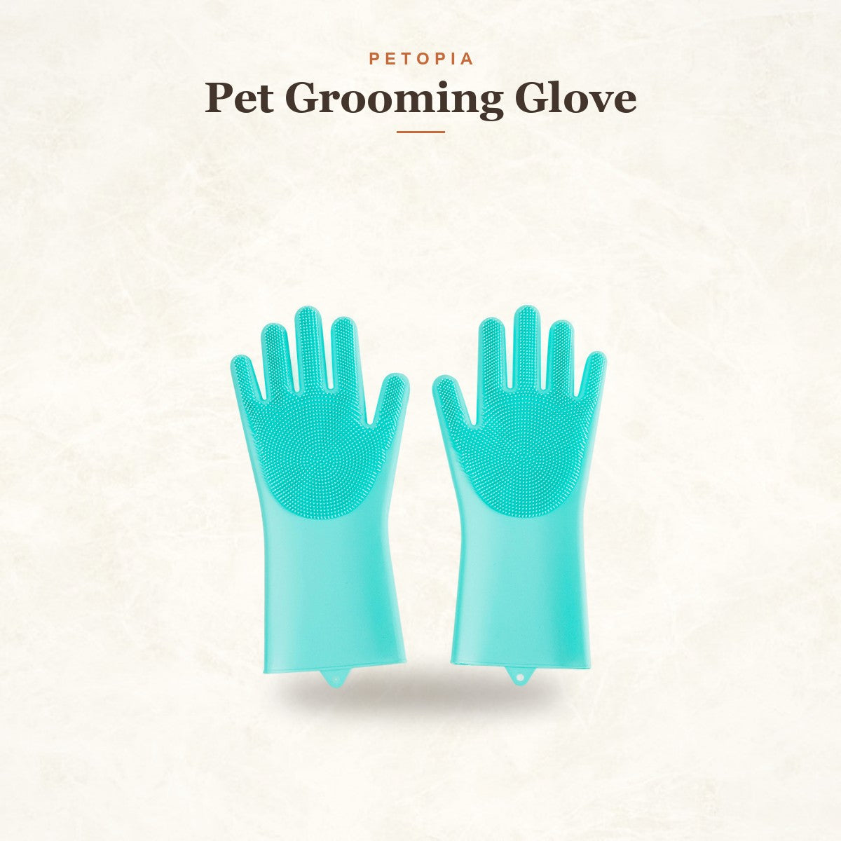 Pet Grooming Glove — Gentle Deshedding Brush for Dogs & Cats