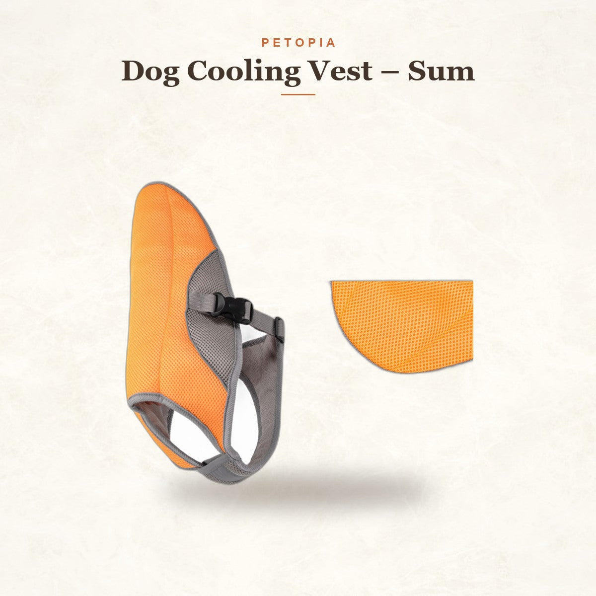 Dog Cooling Vest – Summer Heat Relief for Walks & Hikes