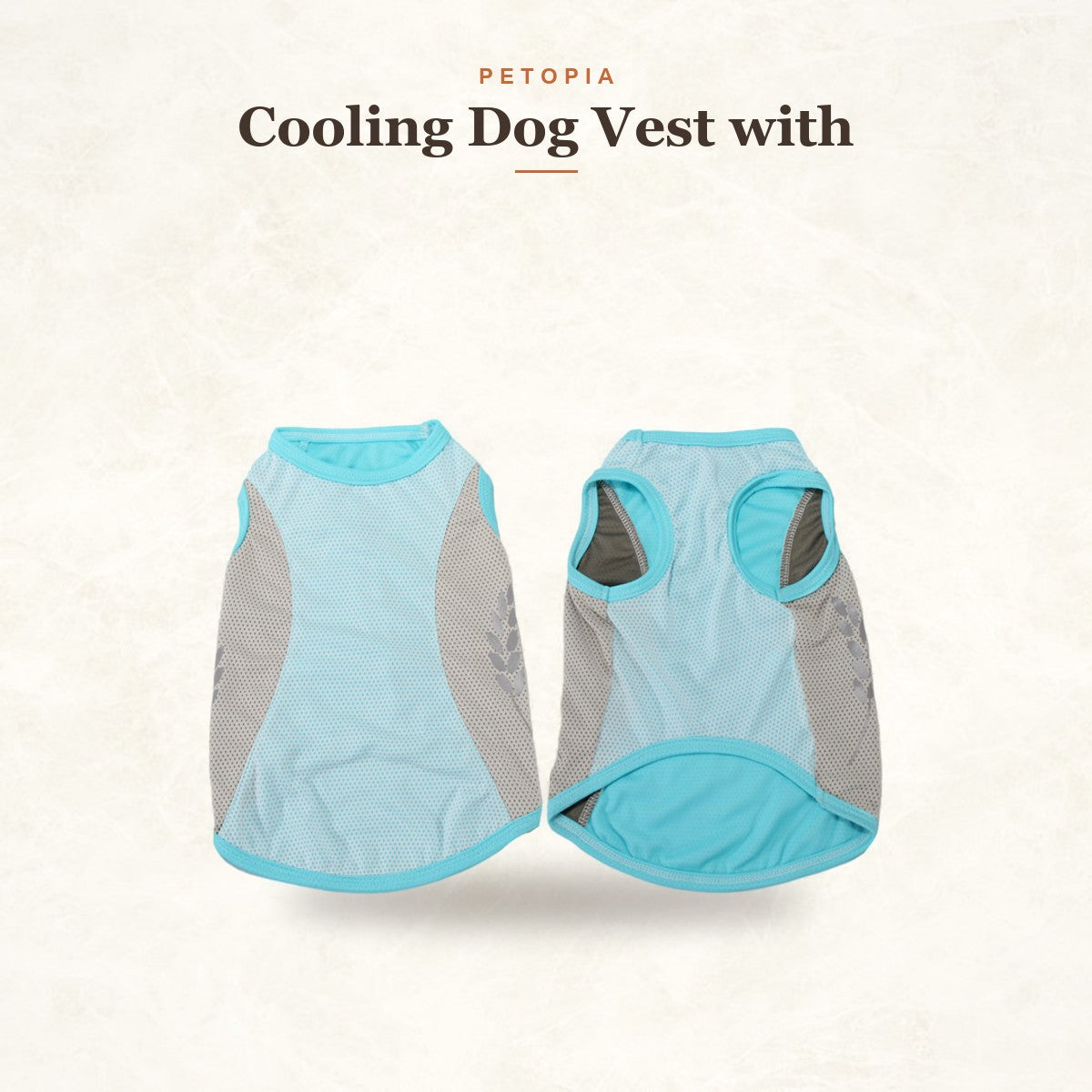 Cooling Dog Vest with Reflective Strip — Summer Cool Coat