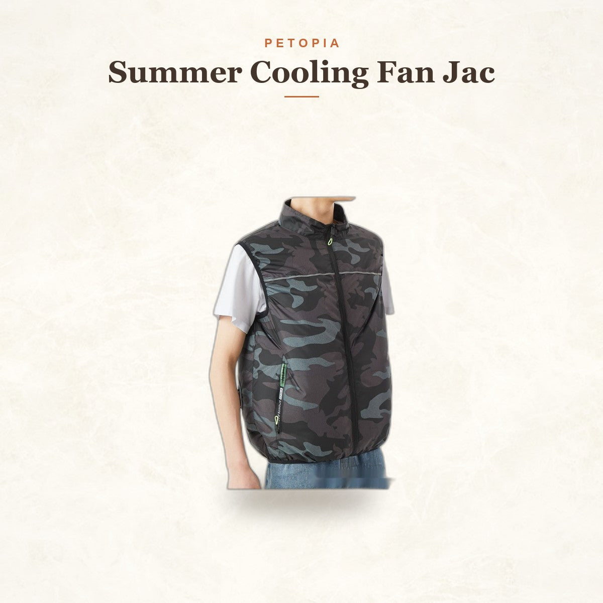 Summer Cooling Fan Jacket for Outdoor Adventures with Your Dog
