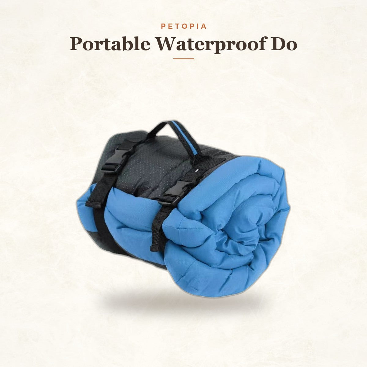 Portable Waterproof Dog Bed for Camping & Travel